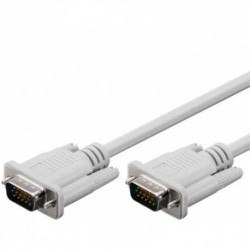 Cable monitor VGA macho de 15 pins HD de 2mts