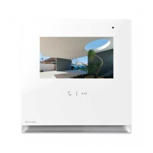 Monitor Icona, color, manos libres, pantalla de 4,3", serie Quadra. Simplebus Top