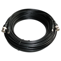 Cable coaxial RG 59 con alimentación preconectorizado con BNC + DC. 10mts