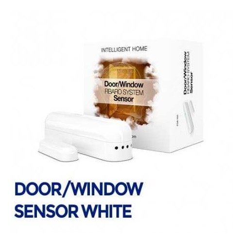 Fibaro Door/Sensor - Sensor apertura puertas/ventanas color blanco. FGK-101