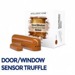 Fibaro Door/Sensor - Sensor apertura puertas/ventanas color trufa. FGDW-002-6