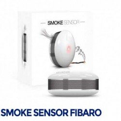 Fibaro Smoke Sensor - Sensor óptico de humo y temperatura. FGSD-002