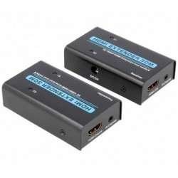 Amplificador / Convertidor de HDMI a 2 Cable de datos (hasta 30mts Cat6)