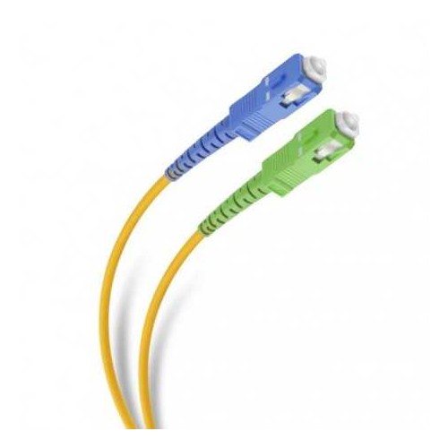 Latiguillo de fibra SC/APC - SC/UPC 3mm, G657A2 monomodo, 2mts,color amarillo