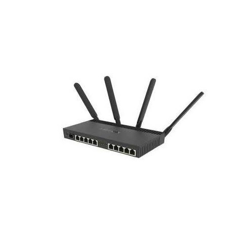 Routerboard WIFI 2.4Ghz, 33dBm, 4 Núcleos, 1.4GHz,1Gb RAM, x10 Gb, x1 SFP+, x4 antenas. Level 5