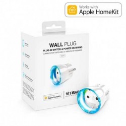 Fibaro Wall Plug Enchufe de pequeño tamaño para control ON/OFF con aro Led y control de consumo para APPLE HOME KIT Bluetooth.