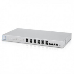 UniFi Switch Gestionable, de 12 puertos SFP+, x4 puertos 10Gb, Layer 2 y 3.