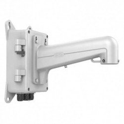Soporte para domos motorizadas - Uso en pared - Con caja de conexiones - Largo 311.3 mm - Color blanco