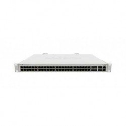 Cloud Router Switch 650Mhz, 64Mb RAM, x1 10/100, x48 Gb, x4 SFP+, x2 QSFP+, RouterOS. L5. Para Rack