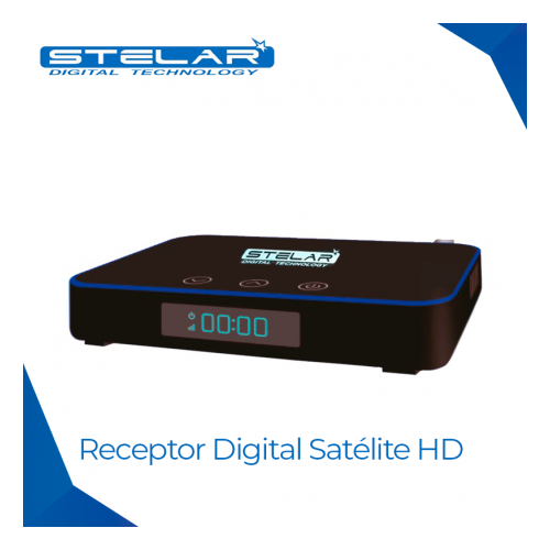 Receptor SAT (S2), FULL HD, H.265, Wifi integrado