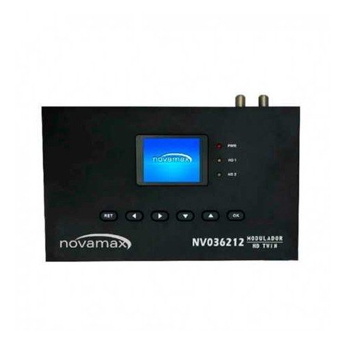 Modulador HD TWIN UHF/VHF 85dB, 70-100dBuV, MER: &gt36dB. Pantalla LCD y Mini USB