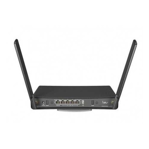 Routerboard WIFI AC 2.4/5Ghz, 27dBm (500mW),4 Cores, 716Mhz, 256Mb RAM, x5 Gb, x1 USB. RouterOS, Level 4
