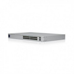 UniFi Switch 24 puertos GIGABIT, Capa 3,, PoE 400W y 2 puertos SFP+ fibra. RACK