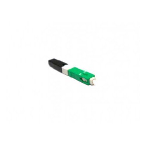 Conector de fibra óptica SC/APC KeyQuick, monomodo. Universal para cable redondo y plano de 2,0mm y 3,0mm