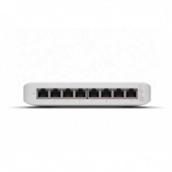 UniFi Switch Capa 2 de x8 puertos Gb (x4 POE), 52W