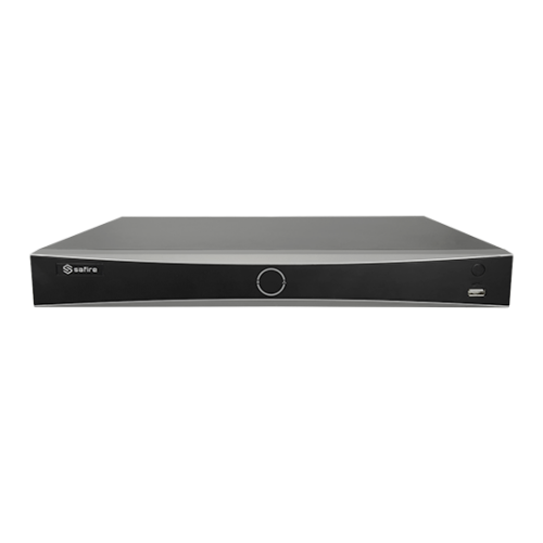 NVR 16ch IP PoE hasta 12Mpx, 160Mbps, H.265+, 2 HDD