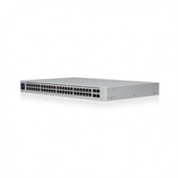 UniFi Switch 48 puertos Gb (x32 POE+ 48V 802.3af/at), 240W y 4 puertos SFP fibra. RACK