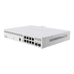 Cloud Smart Switch con x8 puertos Gb POE 140W, 802.3af/at, x2 SFP+, SwitchOS Lite