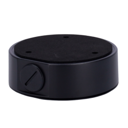 Caja conex. Uniview. 117.8mm diámetro. Negro
